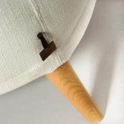 Giorgetti Relaxsessel|Sessel Progetti Stoff Lavello Weiß Gestell Buche Natur