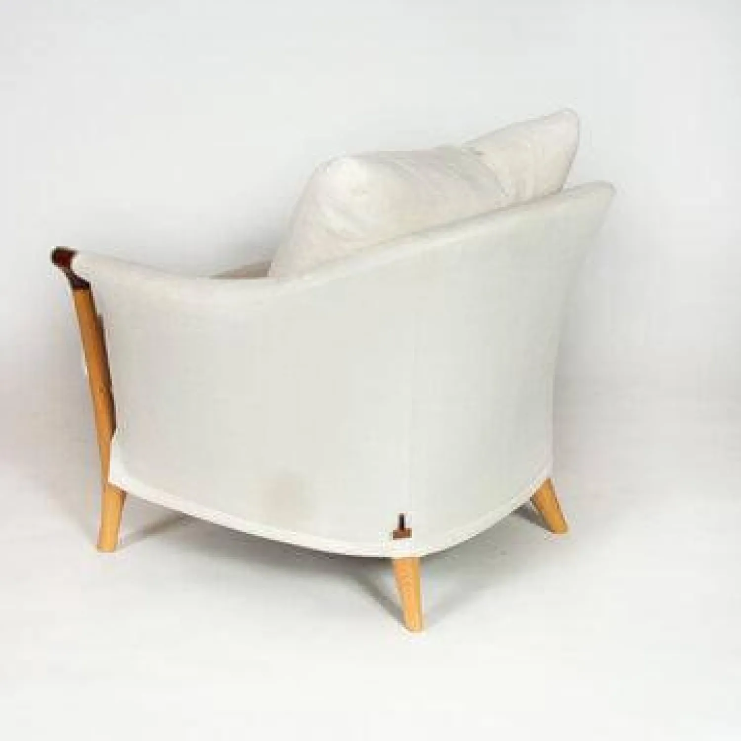 Giorgetti Relaxsessel|Sessel Progetti Stoff Lavello Weiß Gestell Buche Natur