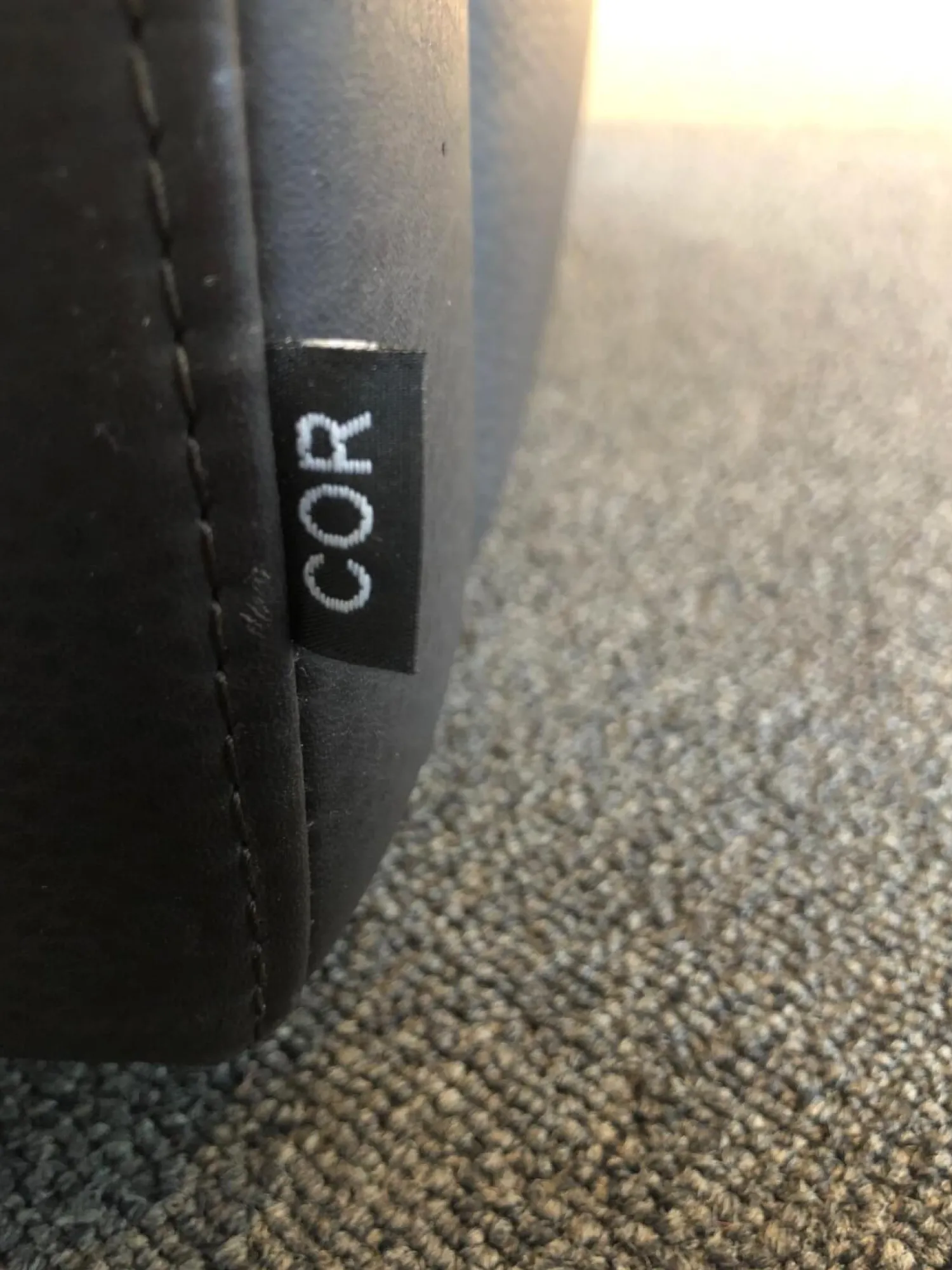 COR Relaxsessel|Sessel Quant Leder 284 Mocca Bodennah