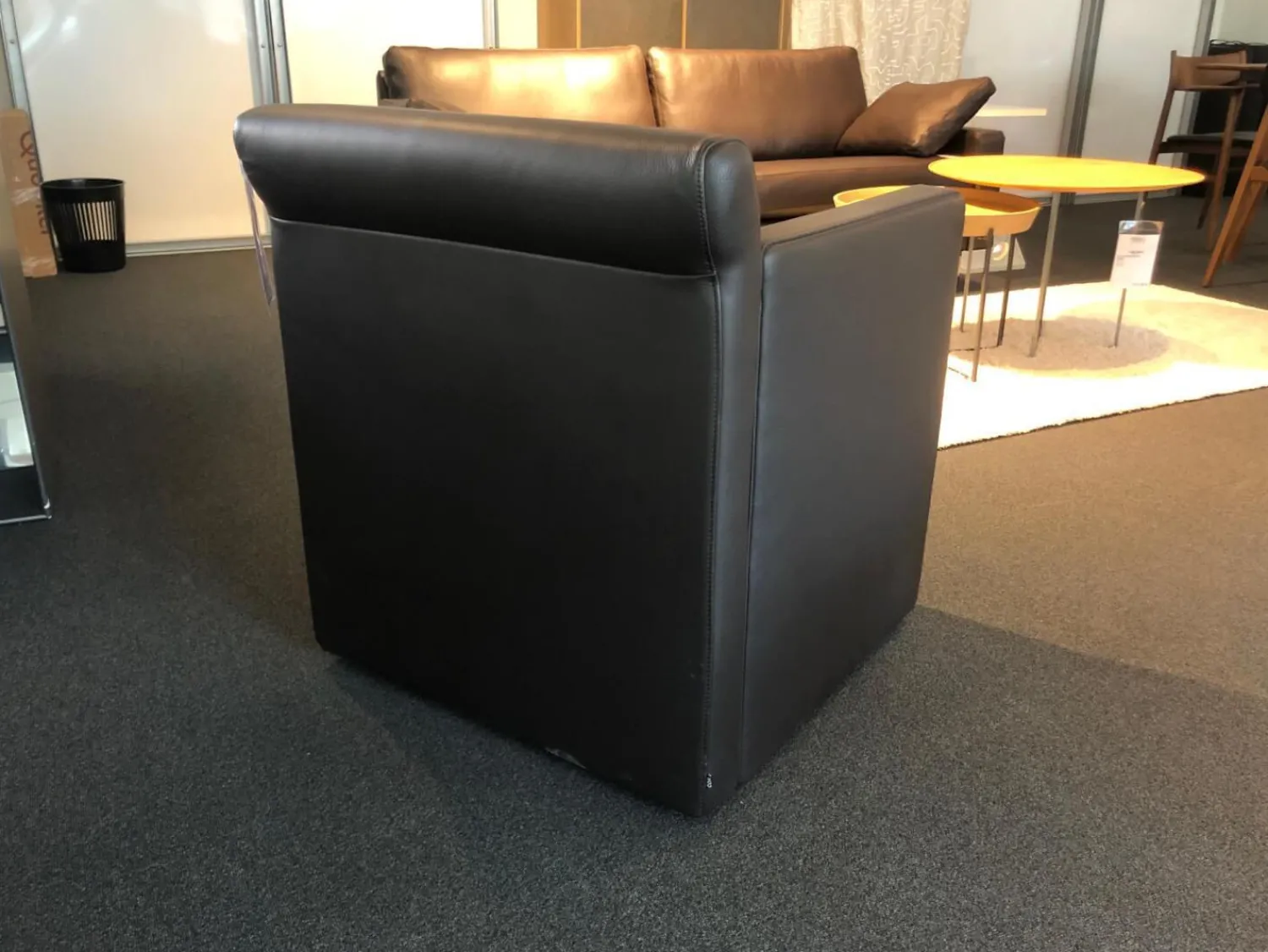 COR Relaxsessel|Sessel Quant Leder 284 Mocca Bodennah