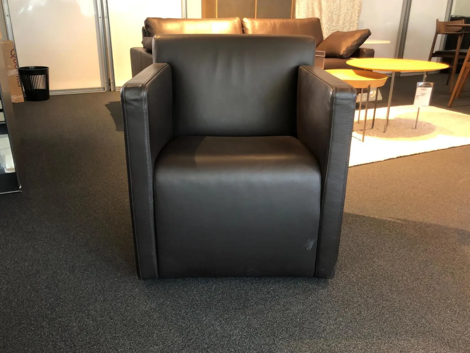 COR Relaxsessel|Sessel Quant Leder 284 Mocca Bodennah