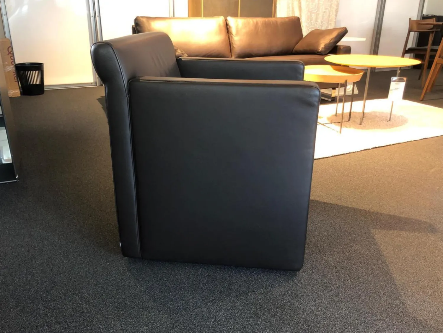 COR Relaxsessel|Sessel Quant Leder 284 Mocca Bodennah