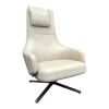 Vitra Relaxsessel|Sessel Repos Leder L50 Premium F Sand Beige Gestell Basic Dark Schwarz