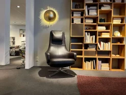 Vitra Relaxsessel|Sessel Repos Leder Premium F Chocolate 68 Braun mit Ottoman