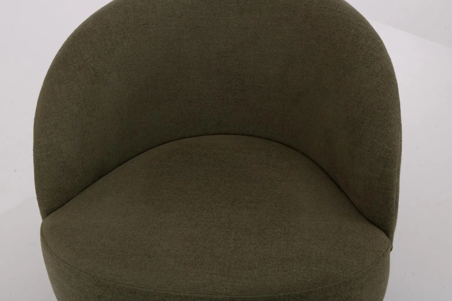 Werther Relaxsessel|Sessel Salon Stoff U3334J Grün Füße Holz Schwarz Inklusive Hocker Mit Drehteller Schwarz