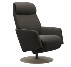 Stressless Fernsehsessel|Relaxsessel|Sessel Scott Leder Paloma 94 Chestnut Braun Gestell Natürliches Eichenholz mit Sitzheizung