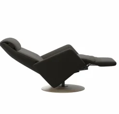 Stressless Fernsehsessel|Relaxsessel|Sessel Scott Leder Paloma 94 Chestnut Braun Gestell Natürliches Eichenholz mit Sitzheizung