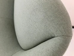 Walter Knoll Relaxsessel|Sessel Sheru Lounge Chair Stoff Main Line Flax Greenwich Grün Rücken Leder Kongress