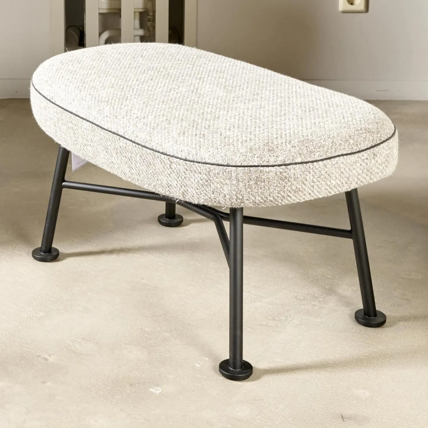 Walter Knoll Relaxsessel|Sessel Shinzo Mit Hocker Leder Savannah 7883 Platin Rücken Kernleder Saddel Black