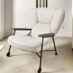 Walter Knoll Relaxsessel|Sessel Shinzo Mit Hocker Leder Savannah 7883 Platin Rücken Kernleder Saddel Black