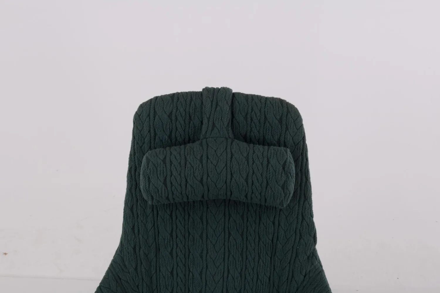 Werther Relaxsessel|Sessel Sola Stoff Cricket Reed K5232 01 Grün Füße Holz Schwarz Inklusive Nackenkissen