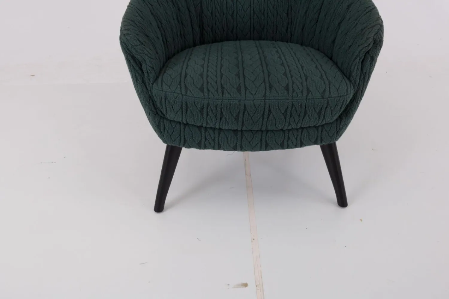 Werther Relaxsessel|Sessel Sola Stoff Cricket Reed K5232 01 Grün Füße Holz Schwarz Inklusive Nackenkissen