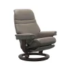 Stressless Relaxsessel|Sessel Sunrise L Leg And Back Leder Cori Mole Gestell Classic Holz Wenge