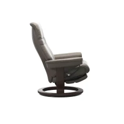 Stressless Relaxsessel|Sessel Sunrise L Leg And Back Leder Cori Mole Gestell Classic Holz Wenge