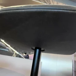 Walter Knoll Relaxsessel|Sessel Und Hocker Healey Lounge Leder Vintage mit Hocker 1410 Cigar 4-Fuss Kreuzgestell Alu Matt Bro