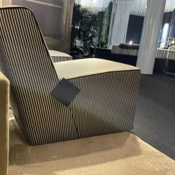 Baxter Relaxsessel|Sessel Vienna Baby Leder Bedruckt Day Thickline Riga Spessa MI18