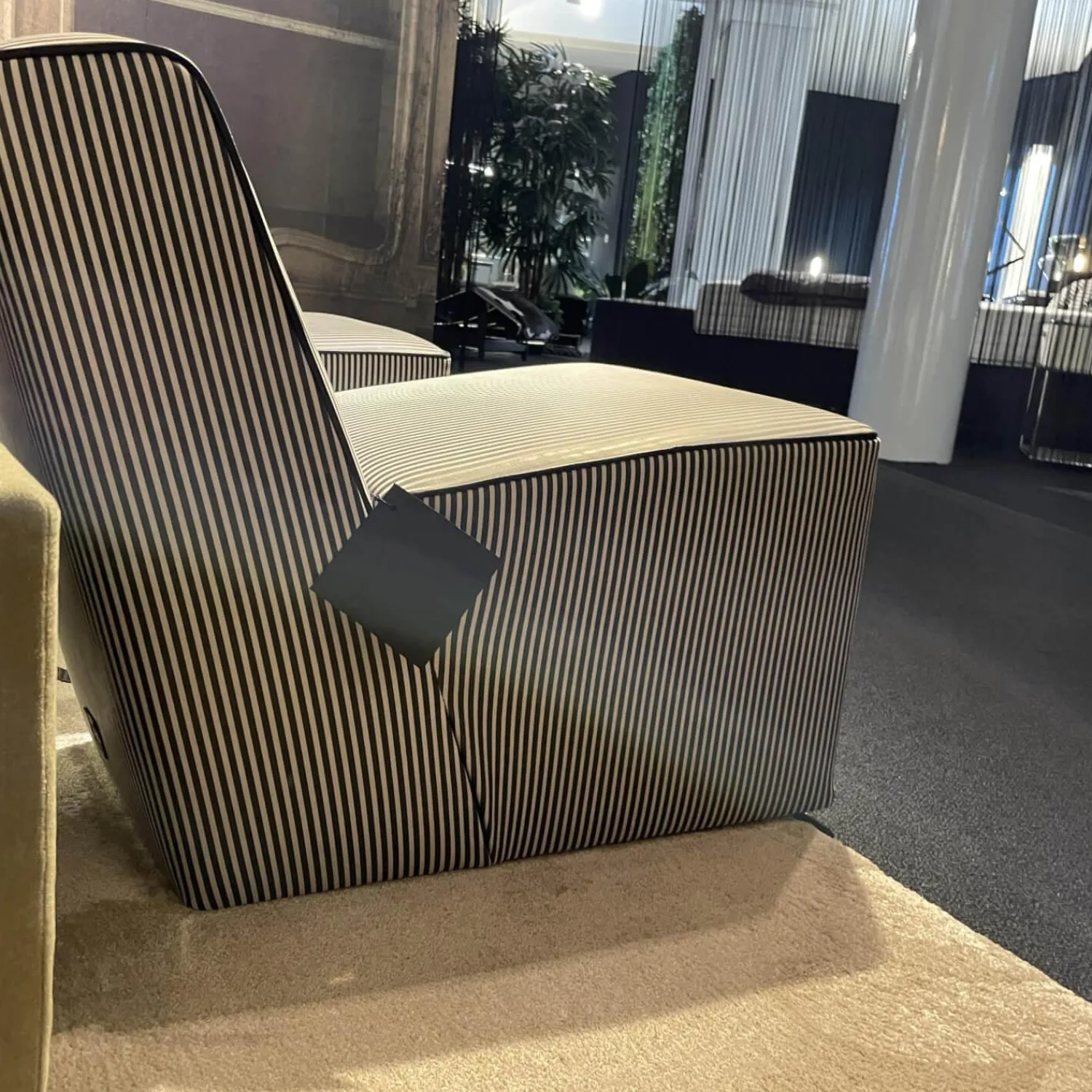 Baxter Relaxsessel|Sessel Vienna Baby Leder Bedruckt Day Thickline Riga Spessa MI18