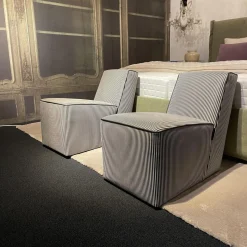 Baxter Relaxsessel|Sessel Vienna Baby Leder Bedruckt Day Thickline Riga Spessa MI18