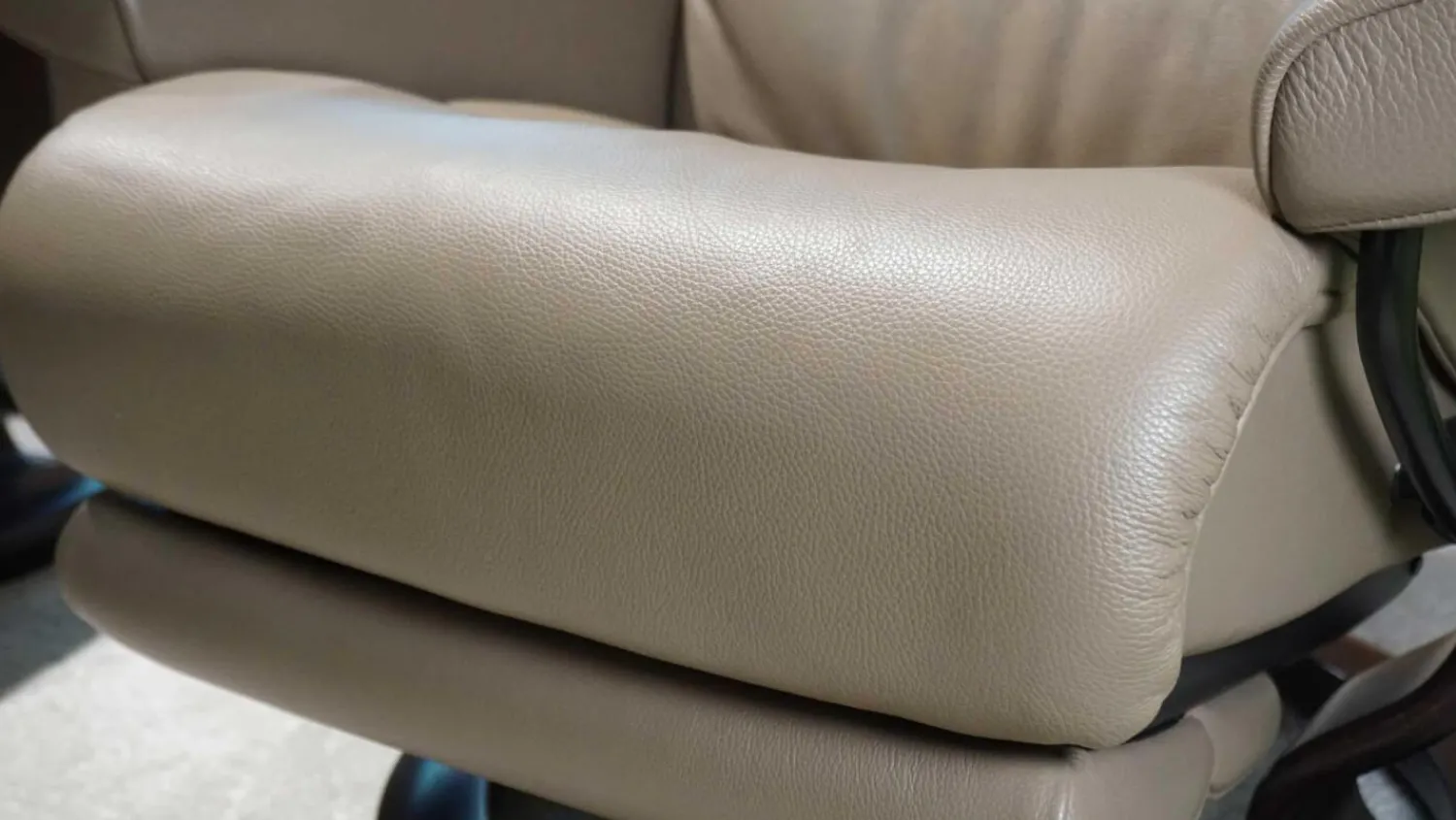 Stressless Relaxsessel|Sessel View M Leder Batick Mole Braun Füße Classic Wenge Gebeizt Mit Power Leg And Back