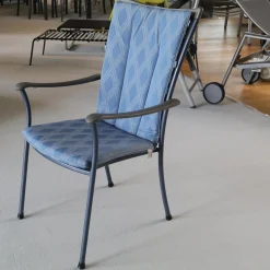 Stern Stuhlsets|Sesselgruppe Luxor Mit Sesselauflage Lorenzo Gestell Azur Mit Applikation Graphit