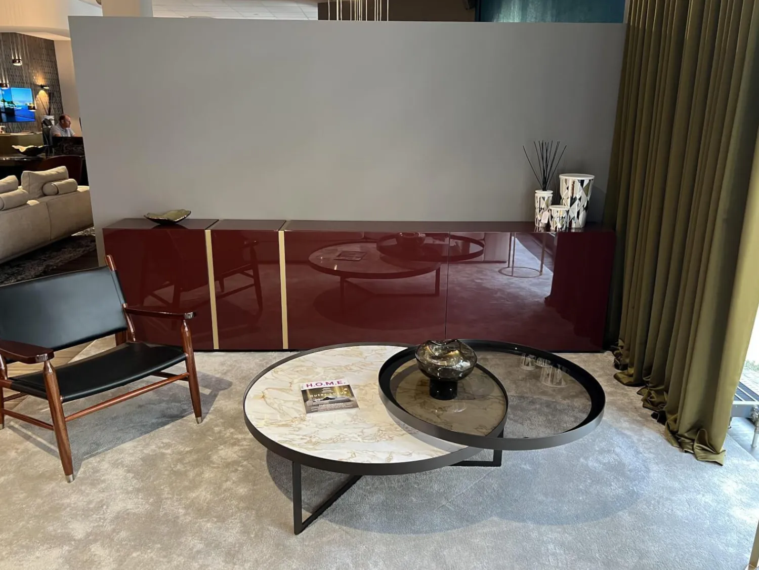 Kettnaker Kommoden & Sideboards|Sideboard Alea Beere Hochglanz Abdeckplatten Abnehmbar Magnetisch