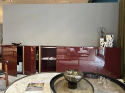 Kettnaker Kommoden & Sideboards|Sideboard Alea Beere Hochglanz Abdeckplatten Abnehmbar Magnetisch