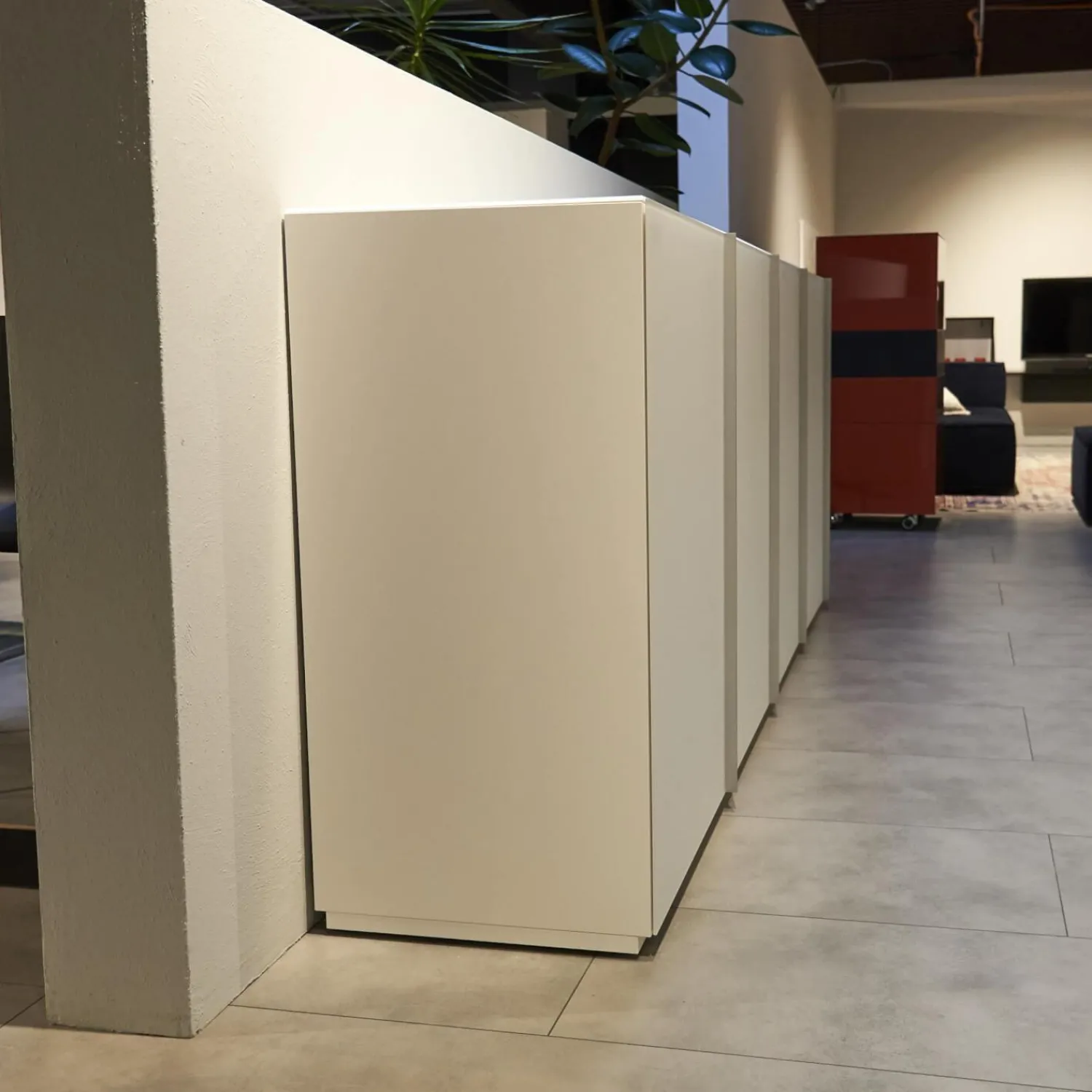 Kettnaker Kommoden & Sideboards|Sideboard Alea Lack Weiß Front Und Abdeckplatte Glas Matt Weiß Griffe Alu Matt