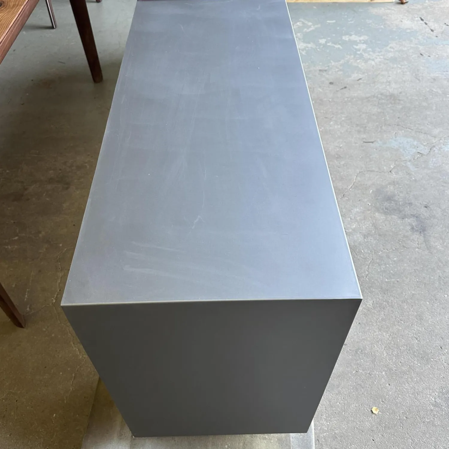 Scholtissek Kommoden & Sideboards|Sideboard Alleskönner 2 Holz Natur Geölt Türen Keramik Lava Iron Grau Seiten Stahlblech