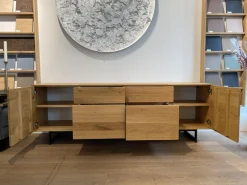 Anrei Kommoden & Sideboards|Sideboard Asteiche Gebürstet Natur Geölt