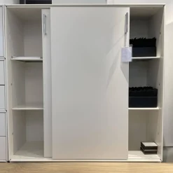 Mauser Kommoden & Sideboards|Sideboard Aus Element X RAL 9010 Reinweiß Und RAL 9010 Taubenblau