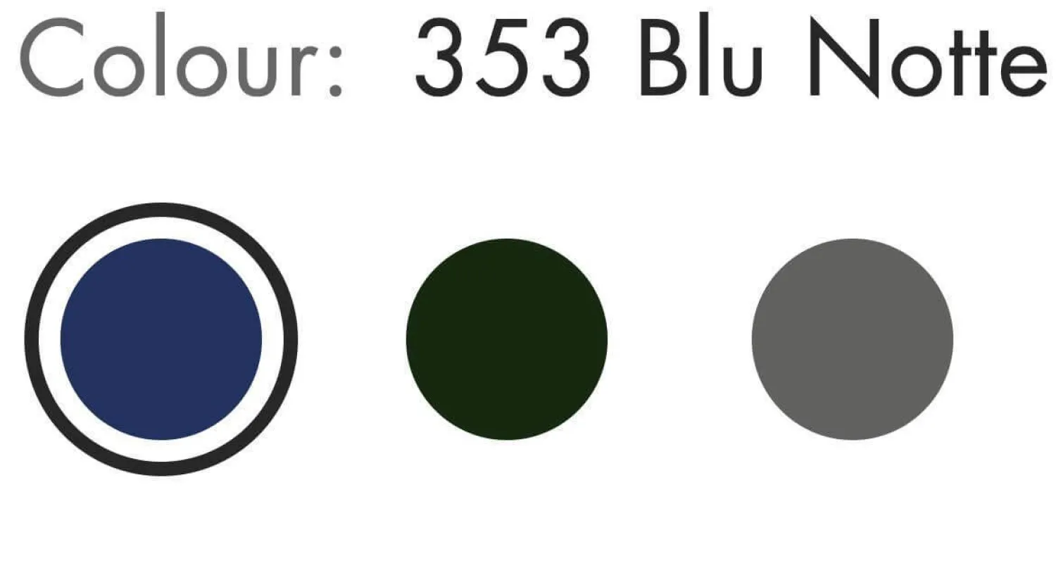 Novamobili Kommoden & Sideboards|Sideboard Belt 900 353 Blu Notte Matt Dunkelblau Füße 306 Brüniert Oxidiert