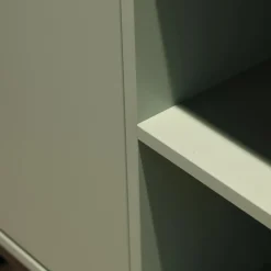 Contur Kommoden & Sideboards|Sideboard Biella Front Lack L460 Salbeigrün Satin Korpus K190 Lavaschwarz