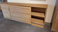 Venjakob Kommoden & Sideboards|Sideboard Caletta Kernbuche Teilmassiv Geölt mit Schiebetüren
