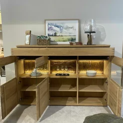 Natura Kommoden & Sideboards|Sideboard Cartago Soft Wildeiche Bianco