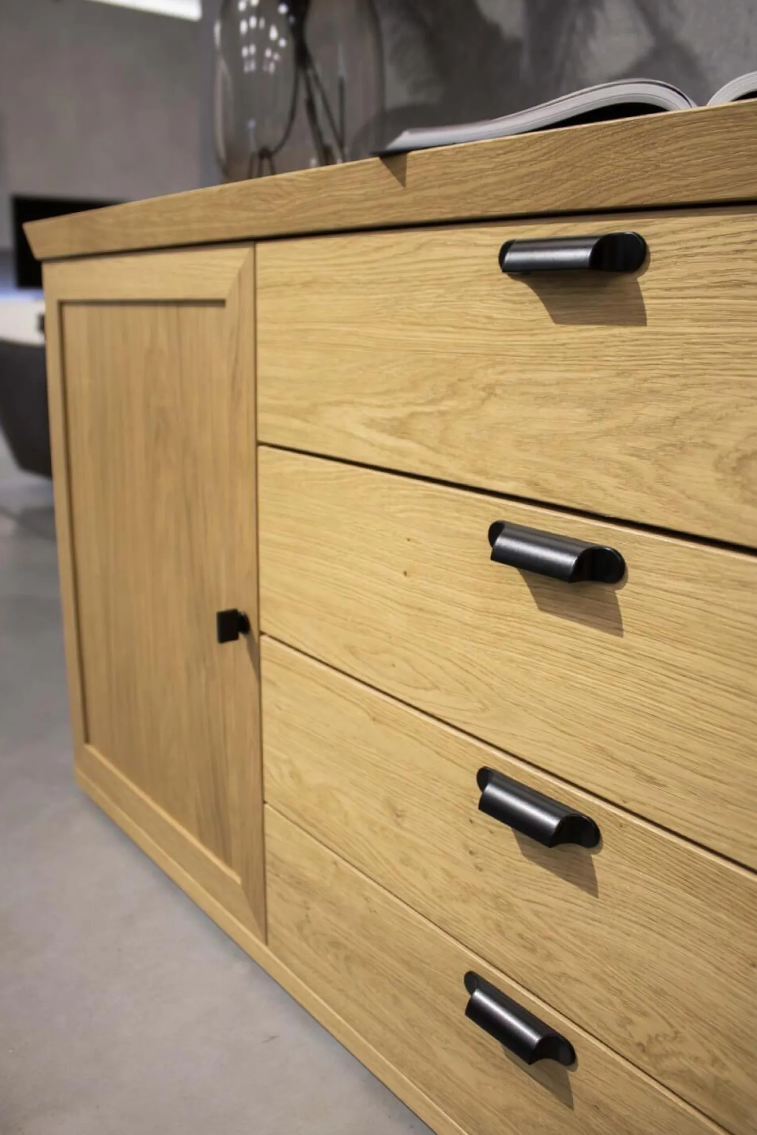 Hülsta Kommoden & Sideboards|Sideboard Chalera Trägeplatte Furnier Natur Eiche