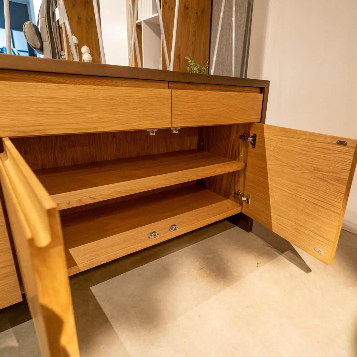 Riva1920 Kommoden & Sideboards|Sideboard Credenza Eiche Bronze lackiert