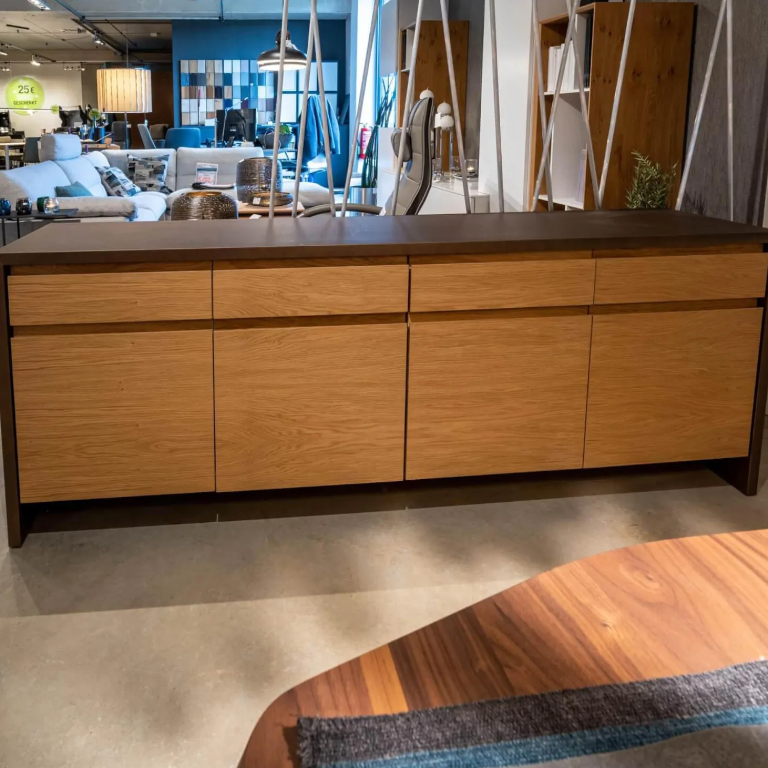 Riva1920 Kommoden & Sideboards|Sideboard Credenza Eiche Bronze lackiert
