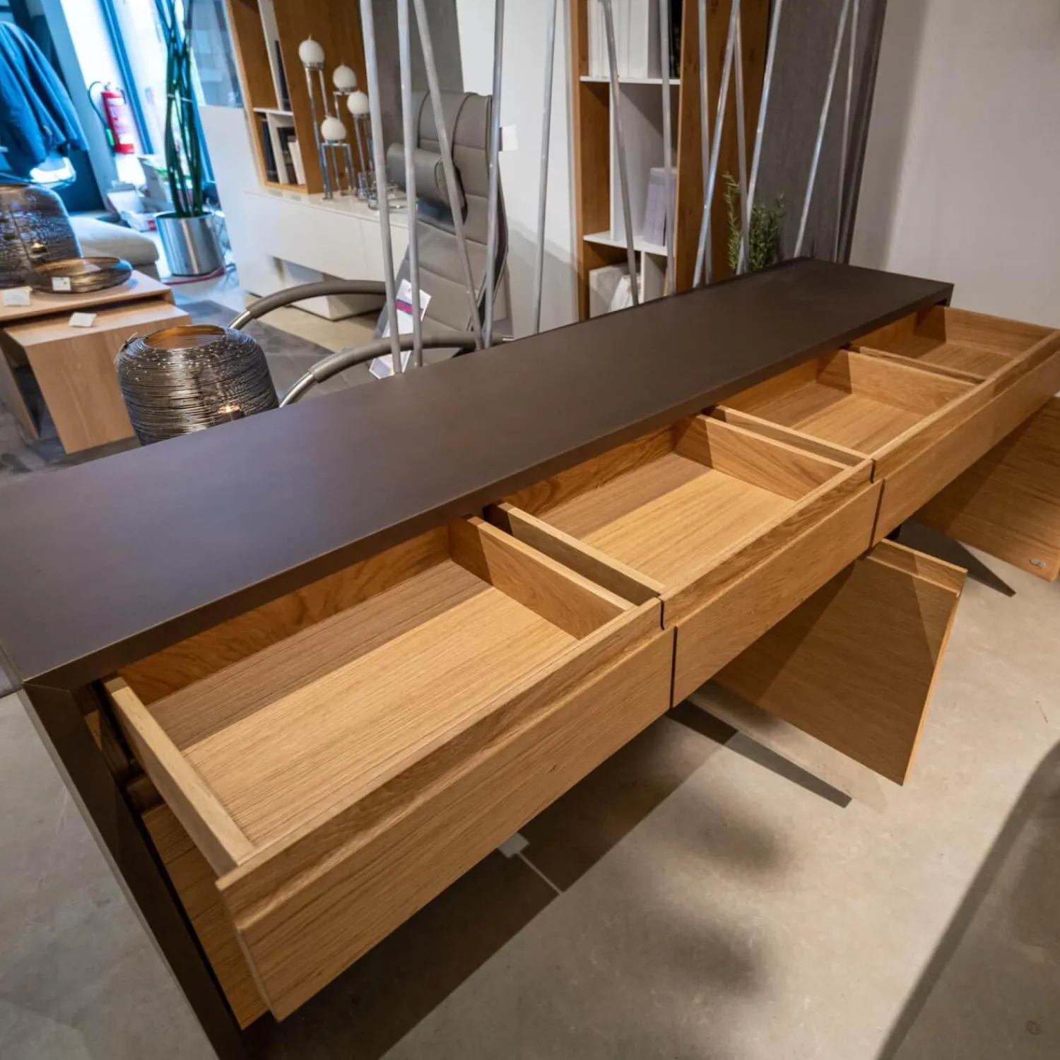 Riva1920 Kommoden & Sideboards|Sideboard Credenza Eiche Bronze lackiert