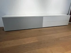 Interlübke Kommoden & Sideboards|Sideboard Cube Change Lack Schneeweiß M03 mit Mediamodul