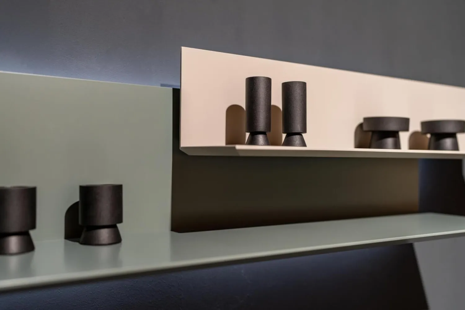 Interlübke Regale|Sideboard Cube Change Und Lilu Winkelregal Inklusive Beleuchtung Lack Muschel Und Lack Laguna