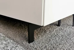 Piure Kommoden & Sideboards|Sideboard Edit Quick MDF Mattlack P01/P01 Weiß E08 Eiche