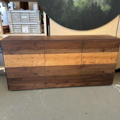 Scholtissek Kommoden & Sideboards|Sideboard Farn Astiger Nussbaum Natur Geölt Innen Birke Mit Einlage Rundum Eibe