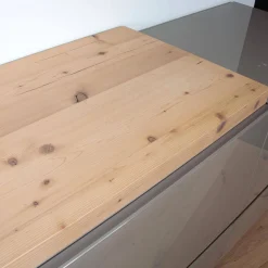 Forcher Kommoden & Sideboards|Sideboard Fineline Fichte Altholz Bianco Glas Farbe 408 Terra