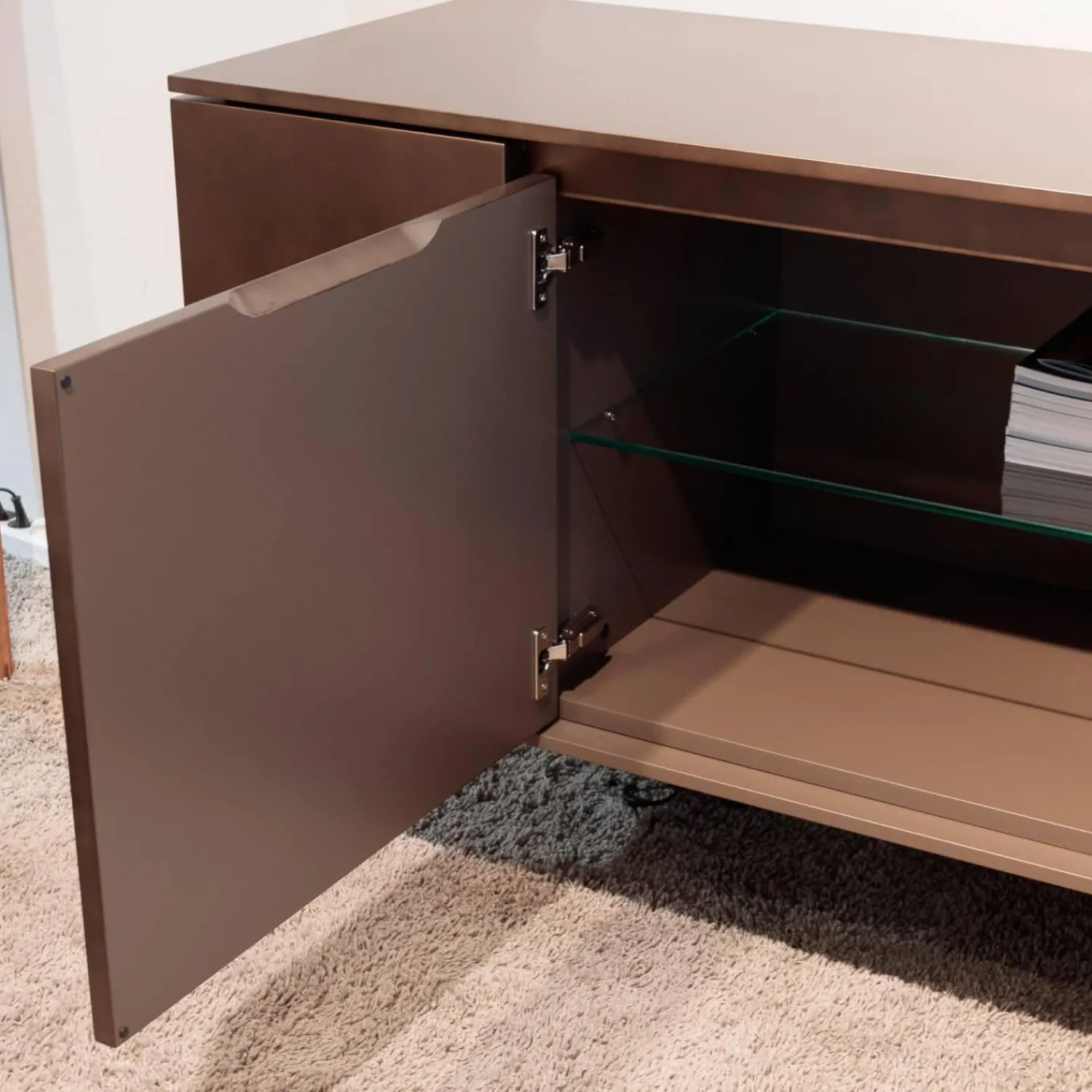 Presotto Kommoden & Sideboards|Sideboard Hug Lack Bronze Metallic