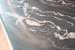 Interlübke Kommoden & Sideboards|Sideboard Just Cube Bold Lack Greige M08 mit Stein-Abdeckplatte Quarzit