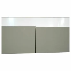 Interlübke Kommoden & Sideboards|Sideboard Just Cube Light Front Lack Hochglanz Kristallweiss M102 Gestell Matt Schneeweiß