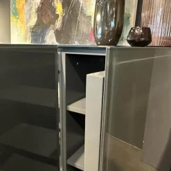 Interlübke Vitrinen & Highboards|Sideboard Just Cube Light Klarglas Atlantic S82 Inkl Beleuchtung