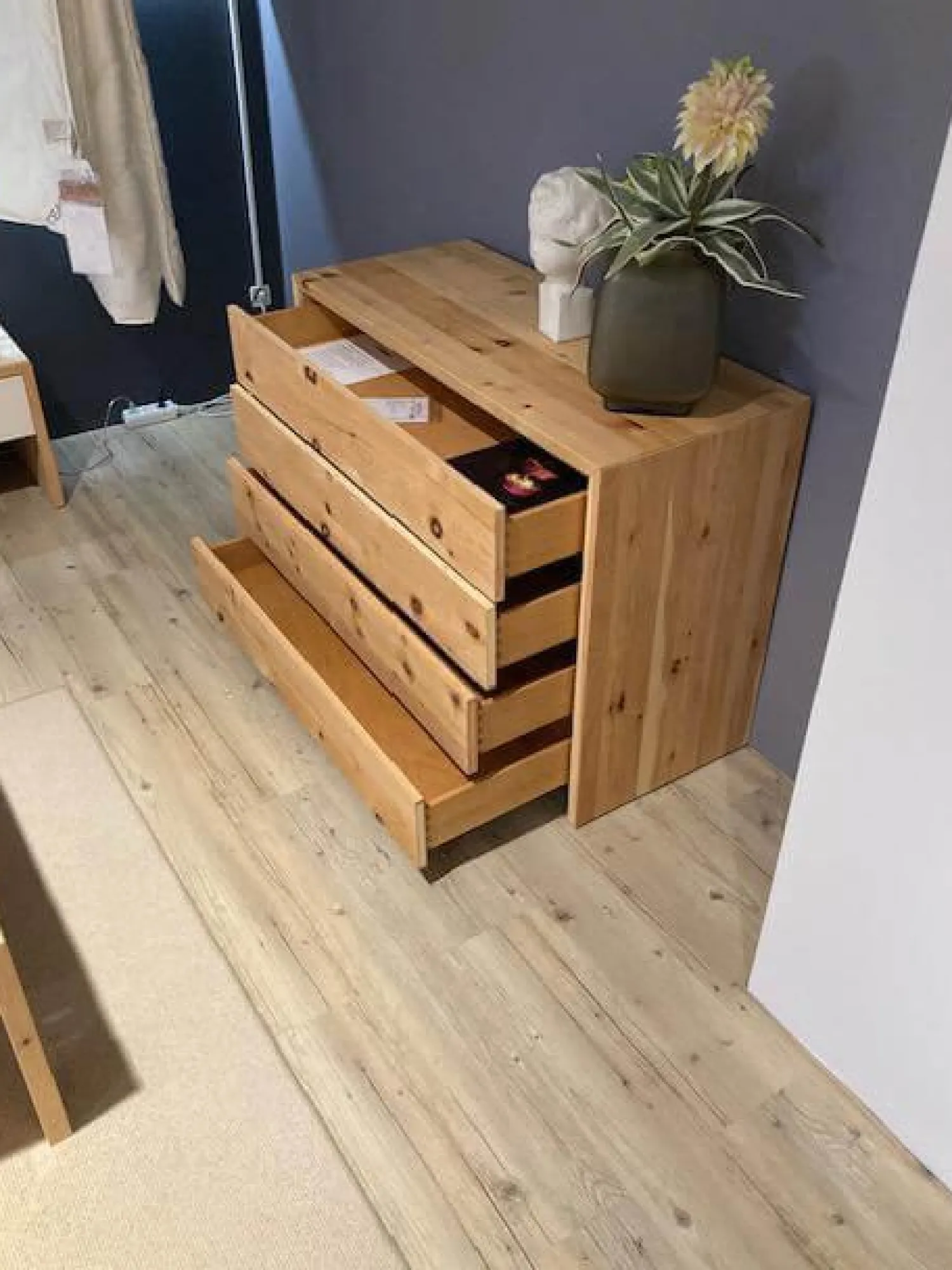 Team 7 Kommoden & Sideboards|Sideboard Kommode Lunetto Zirbe Massiv Roh