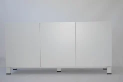 Vario Regale & Container|Sideboard M6 Premium Weiß mit 3 Flügeltüren