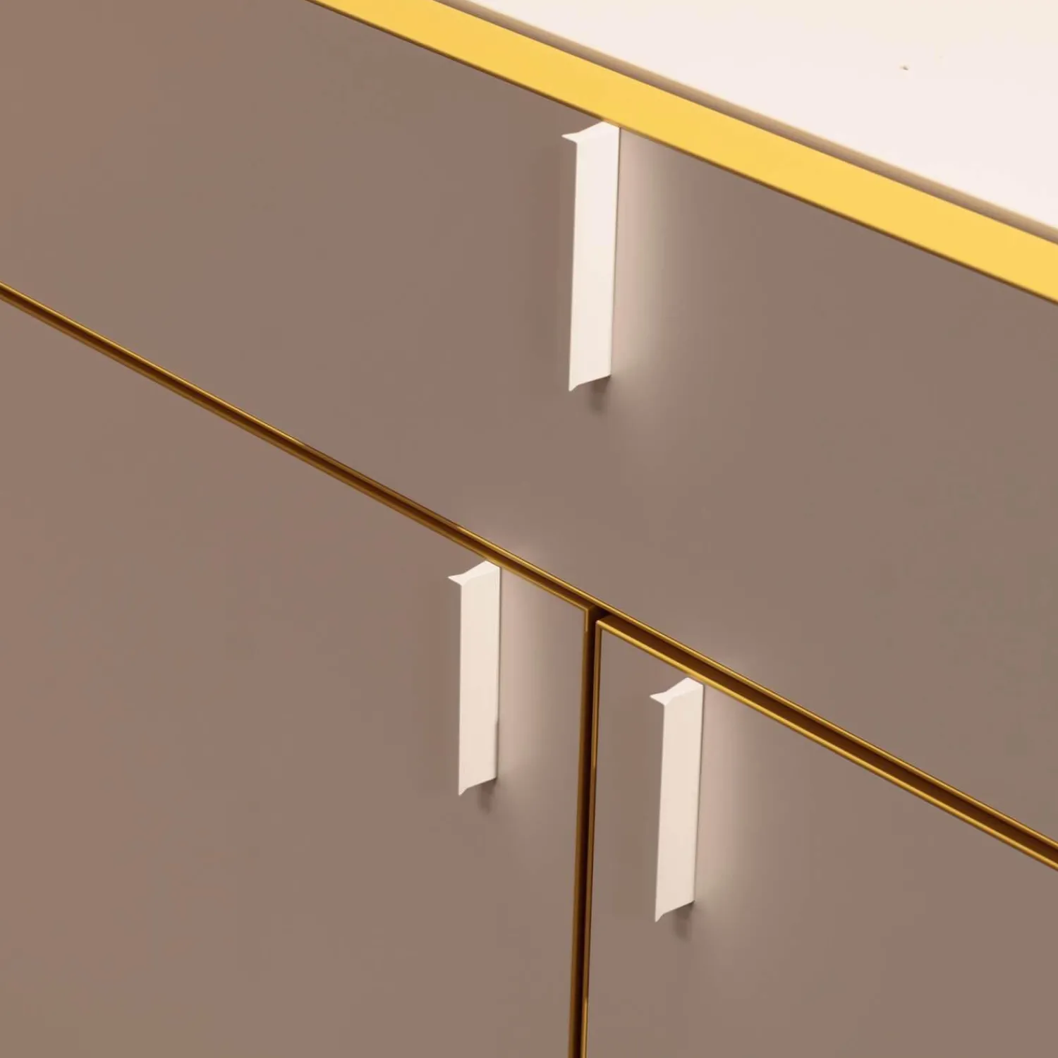 Kettnaker Kommoden & Sideboards|Sideboard Mio Lack Matt La Champagner Rahmen Farblackiert Am Curry